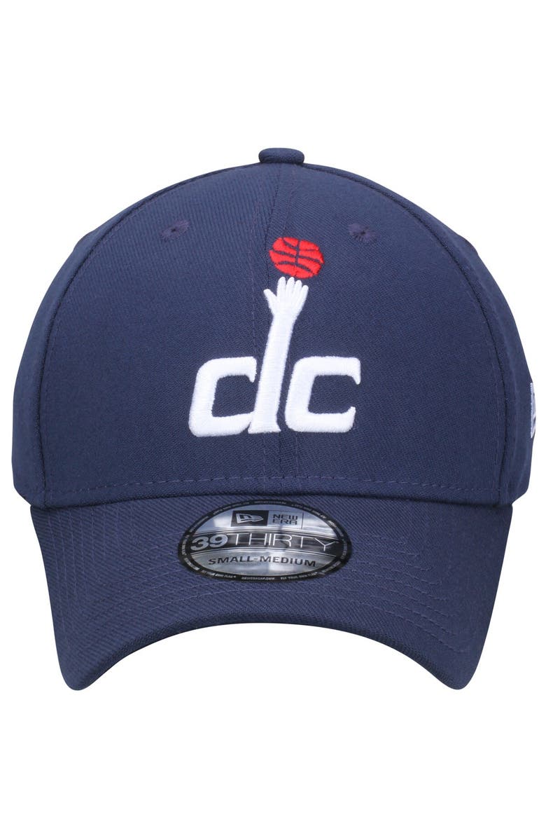 New Era Men's New Era Navy Washington Wizards Team Classic 39THIRTY Flex Hat, Alternate, color, 