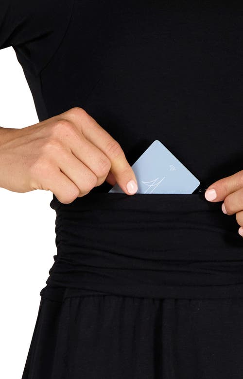 Uv Skinz Scoop Neck Maxi Dress In Black