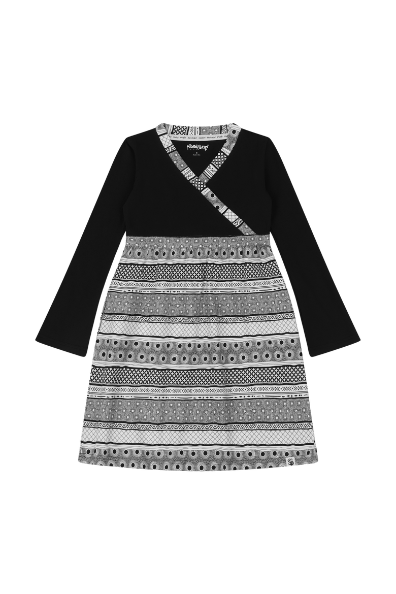 Henna Stripe Dress, Main, color, Henna Stripe