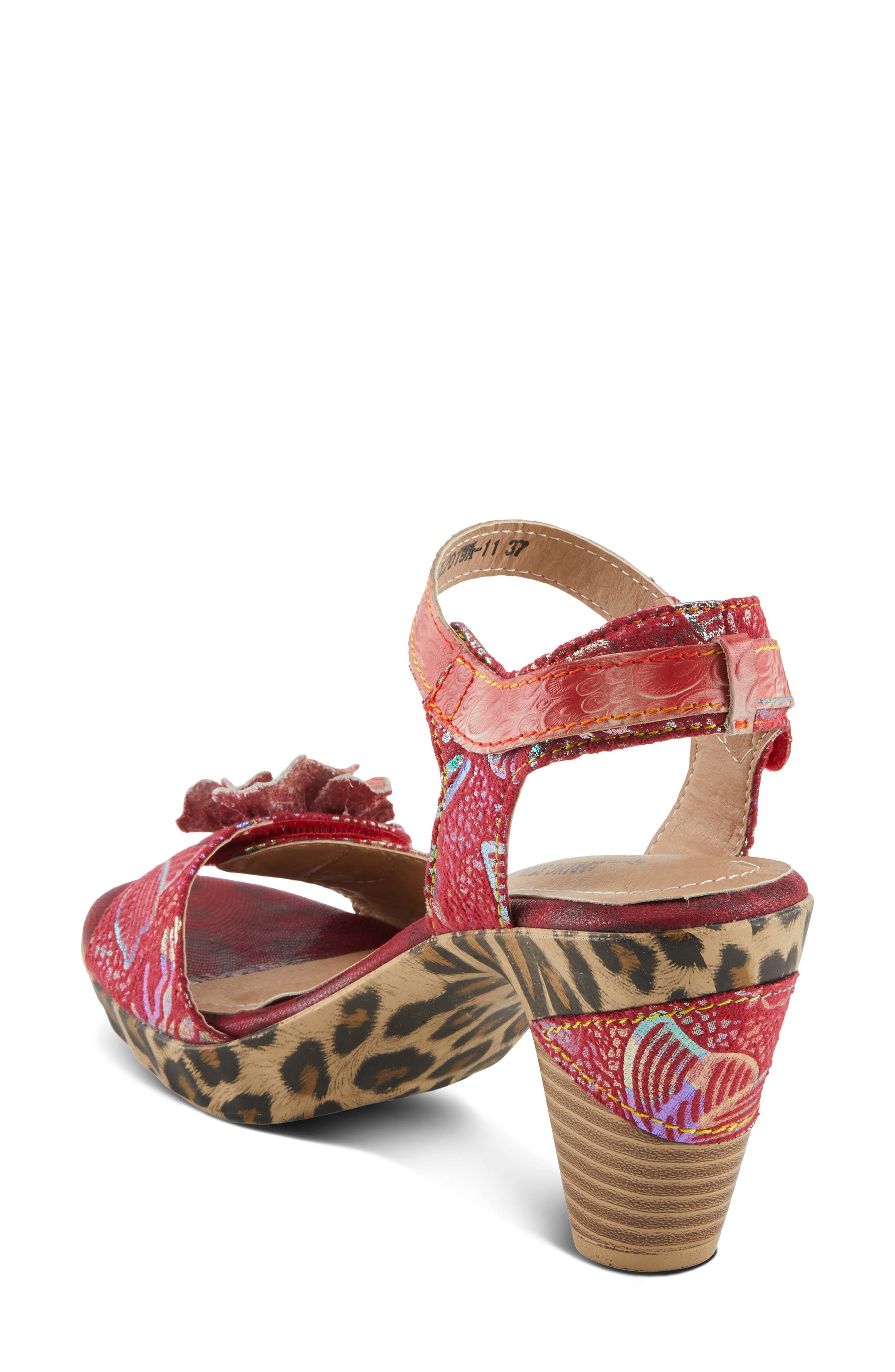 L'Artiste by Spring Step Wildcat Ankle Strap Sandal, Alternate, color, 