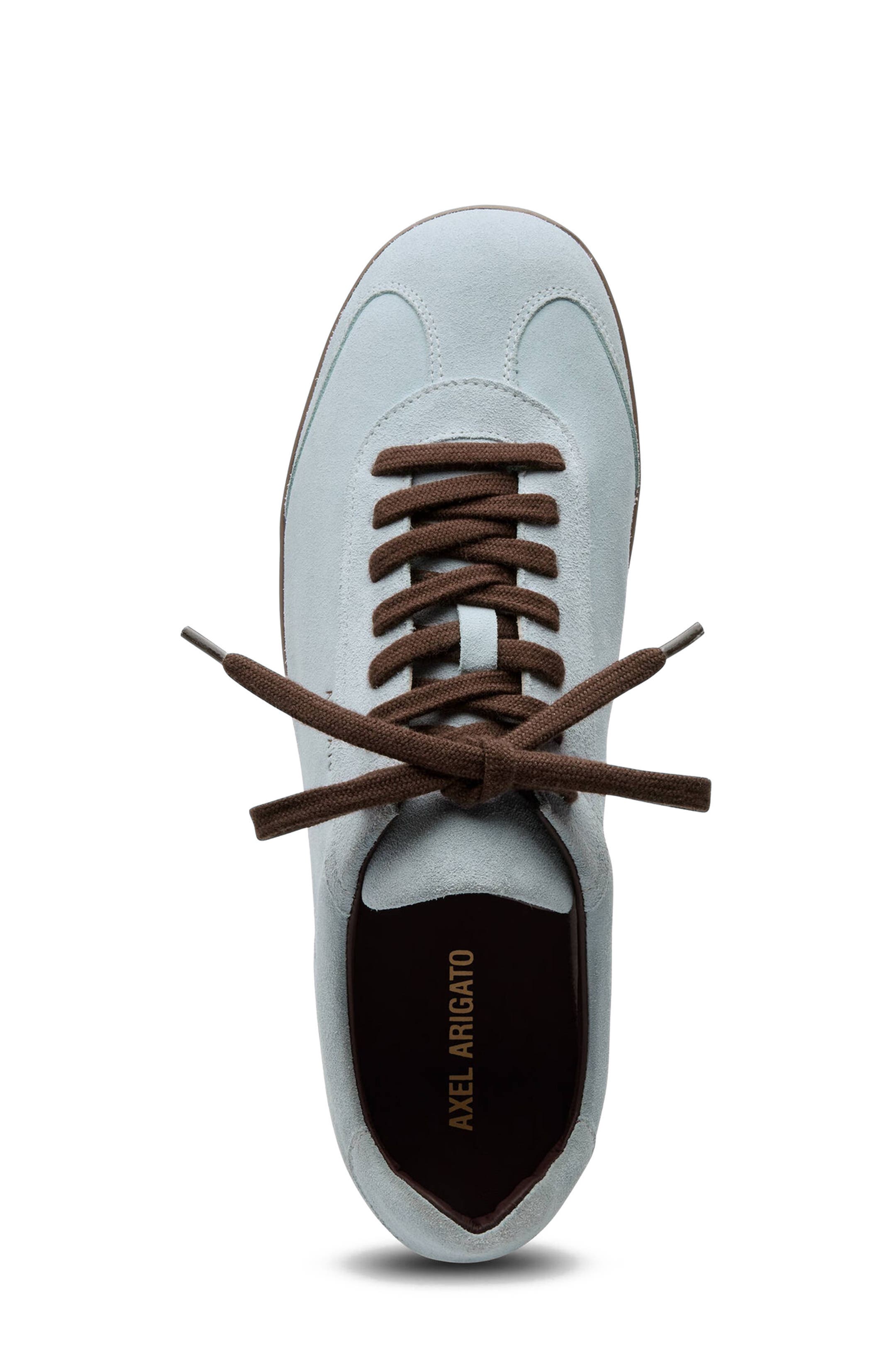 Axel Arigato Zane Suede Sneaker - Men's, Alternate, color, Light Blue/Dark Brown
