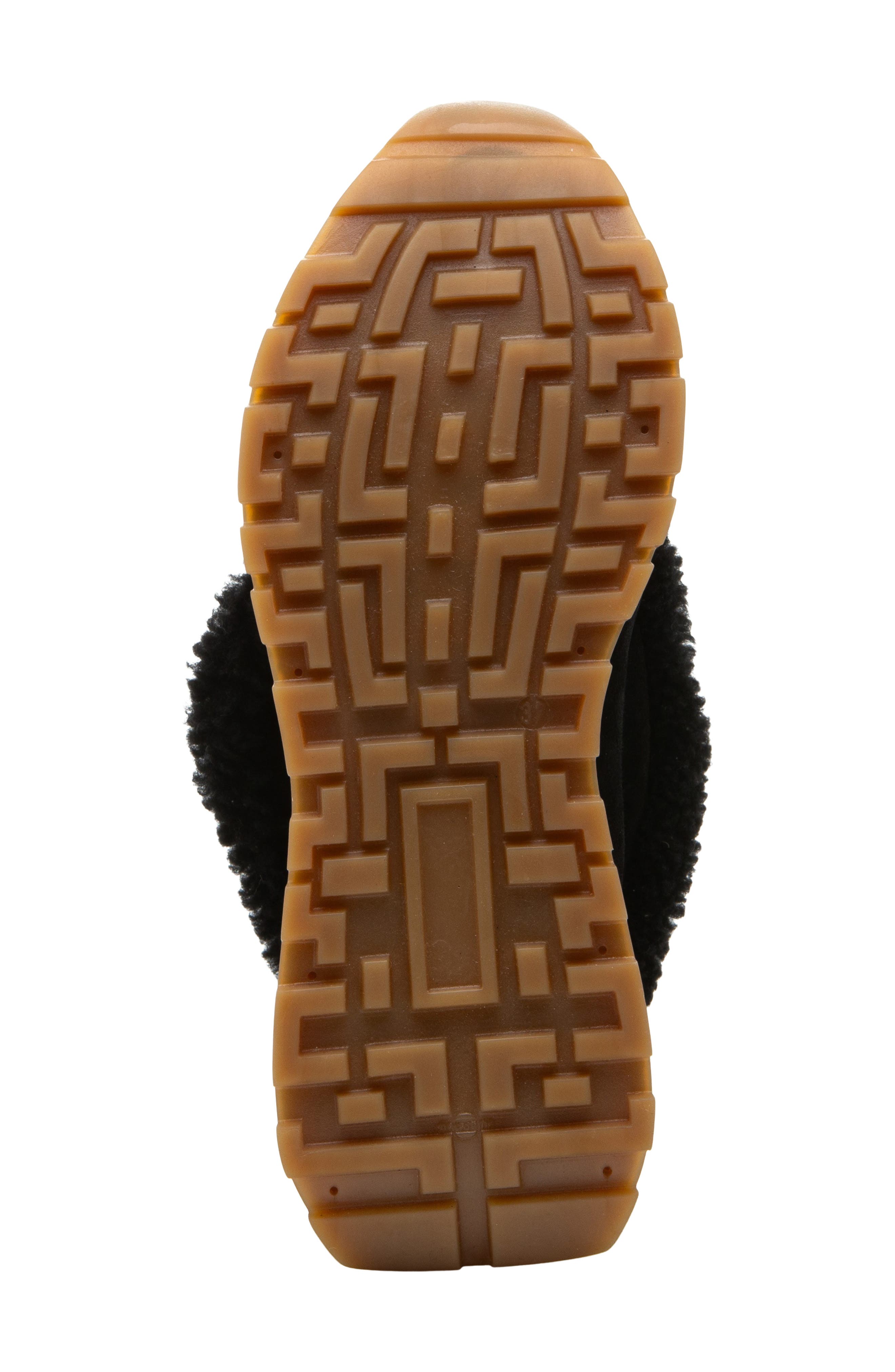 275 Central Quinn Genuine Shearling Lined Sneaker Boot, Alternate, color, Black