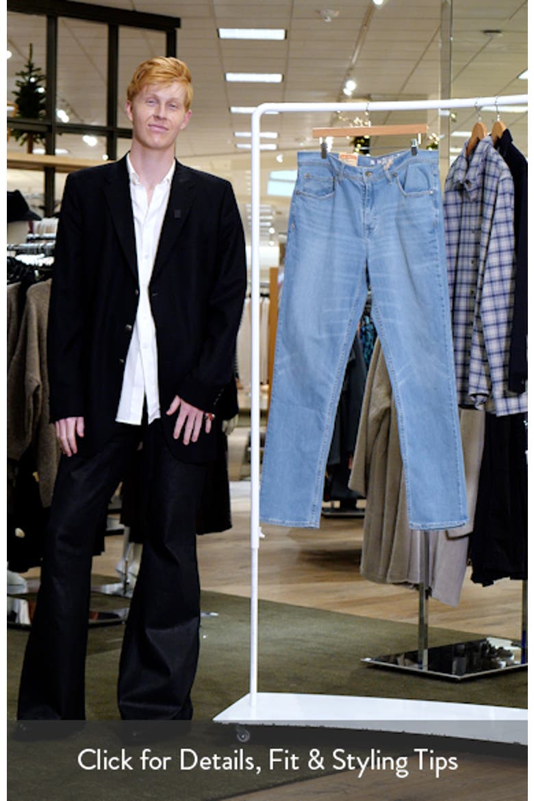 Slim Straight Leg Jeans video