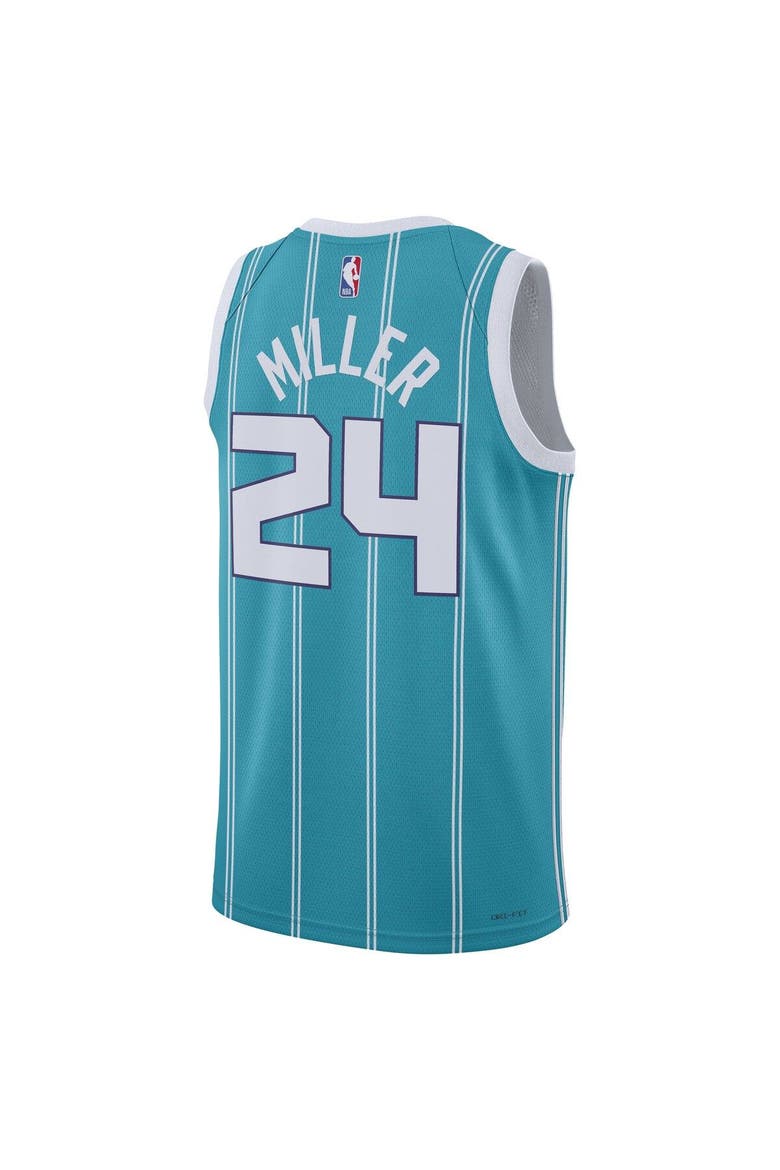 Unisex Nike Brandon Miller Teal Charlotte Hornets NBA Draft Swingman Jersey - Icon Edition, Alternate, color, Teal