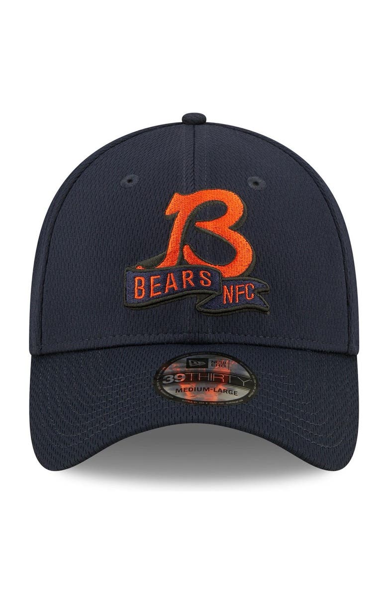 New Era Men's New Era Navy Chicago Bears 2022 Sideline 39THIRTY Coaches Flex Hat, Alternate, color, 