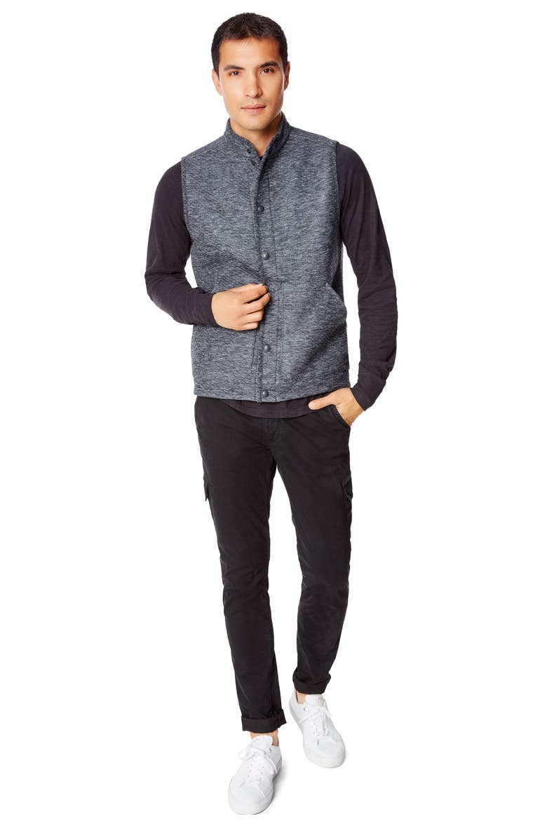Fuji Slim Fit Vest, Alternate, color, CHARCOAL HEATHER