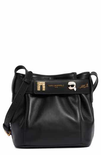 KARL LAGERFELD PARIS Delaine Leather Crossbody Bag