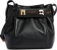 KARL LAGERFELD PARIS Delaine Leather Crossbody Bag
