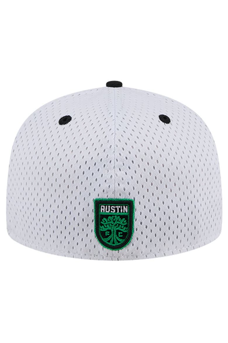 Men's New Era Gray Austin FC Throwback Mesh 59FIFTY Fitted Hat, Alternate, color, White