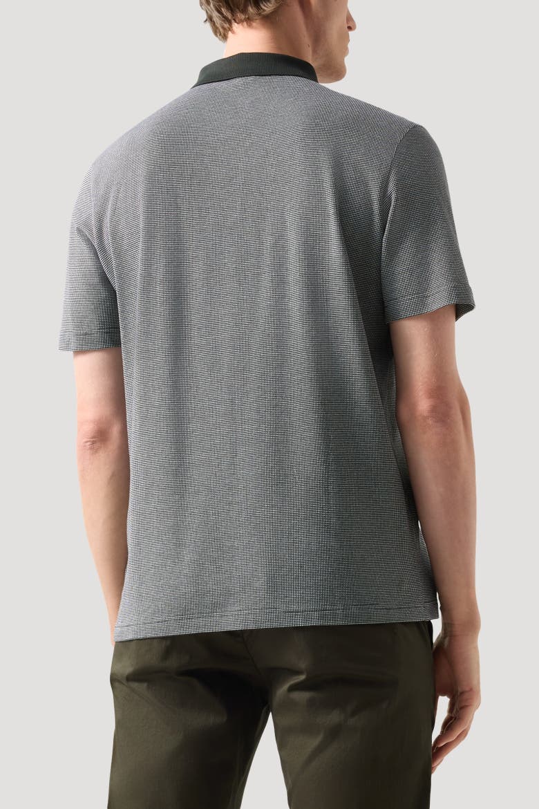 Wynn Polo Shirt, Alternate, color, Olive green/white