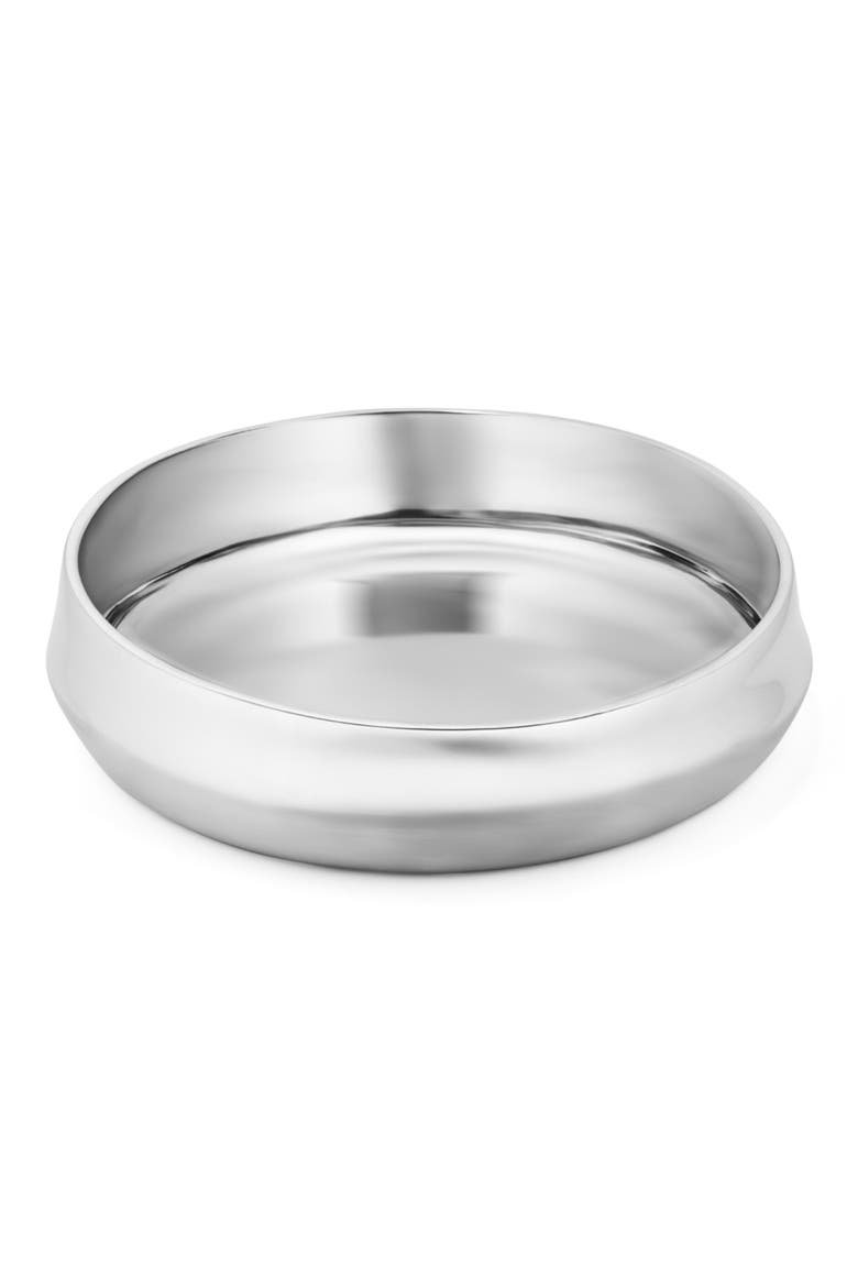 Symphony Low Bowl, Alternate, color, SILVER