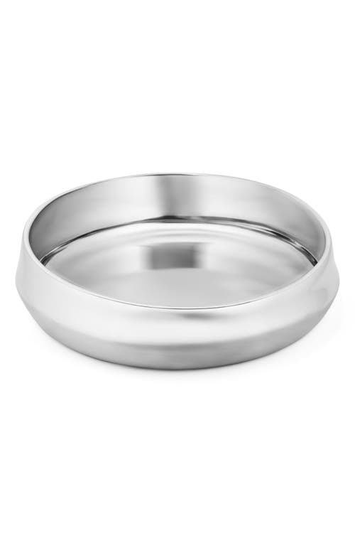 Nambe Symphony Low Bowl In Silver