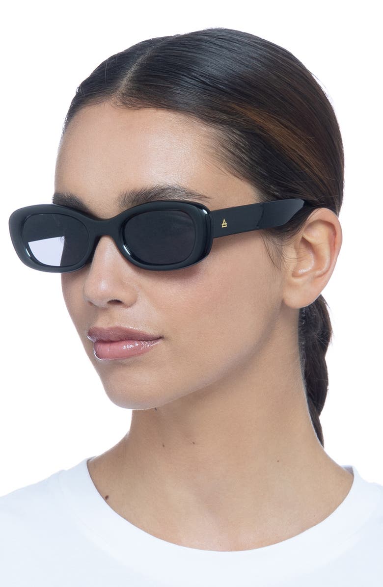 AIRE Calisto 49mm Small Oval Sunglasses, Alternate, color, 