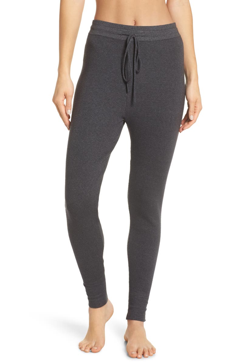 Something Navy Rib Lounge Leggings, Main, color, 