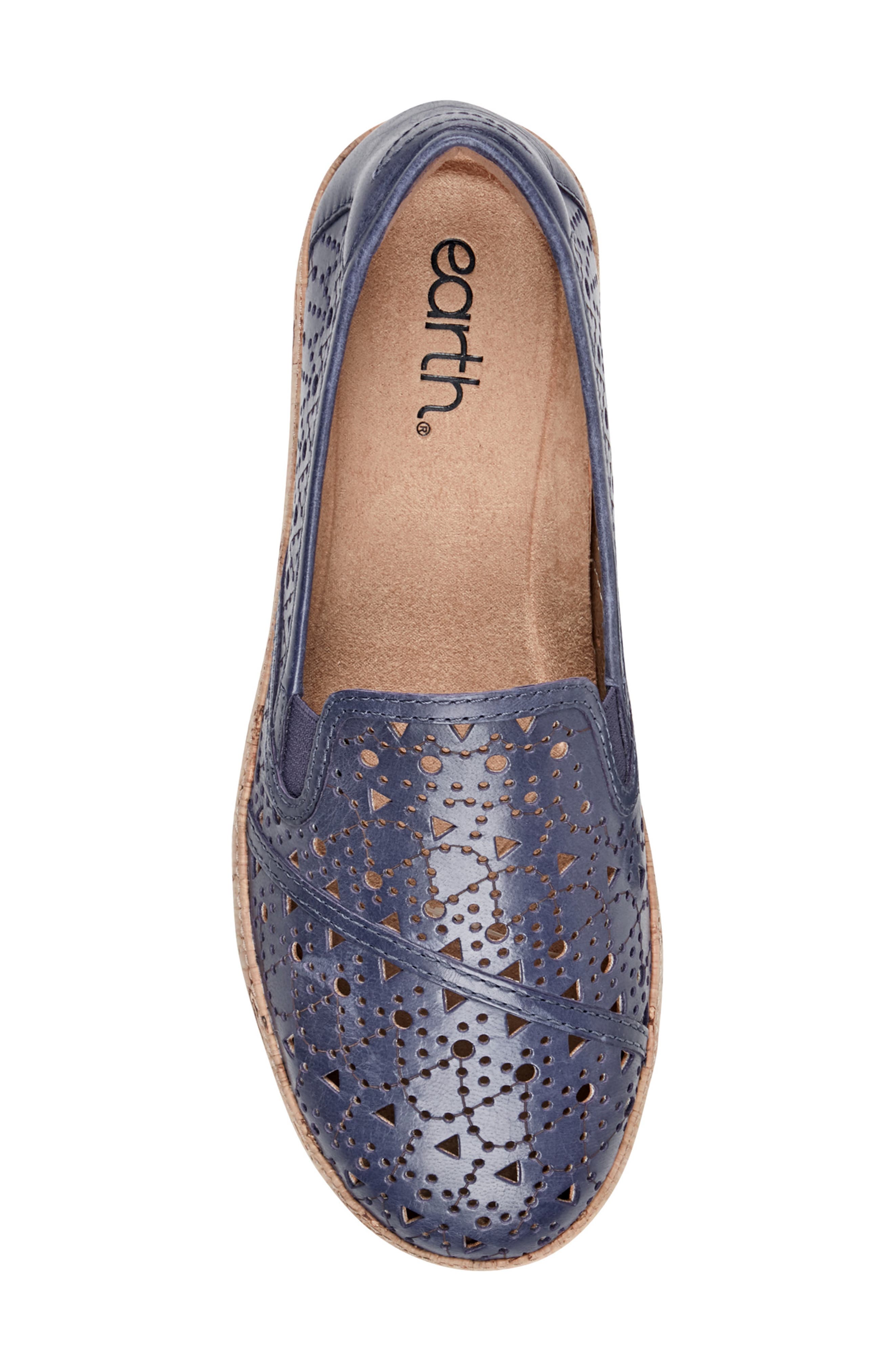 Tomlyn Perforated Loafer, Alternate, color, BLUE