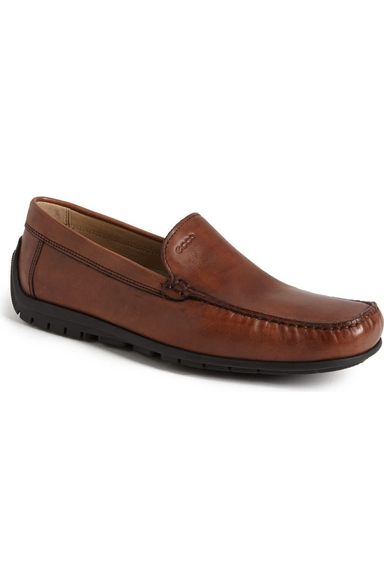 ECCO 'Soft' Driving Shoe, Main, color, Cognac Brown