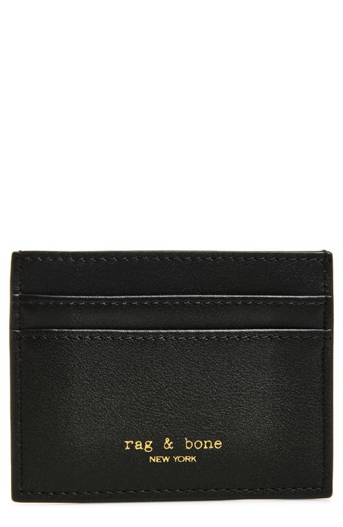Rag & Bone Bloom Card Case In Black