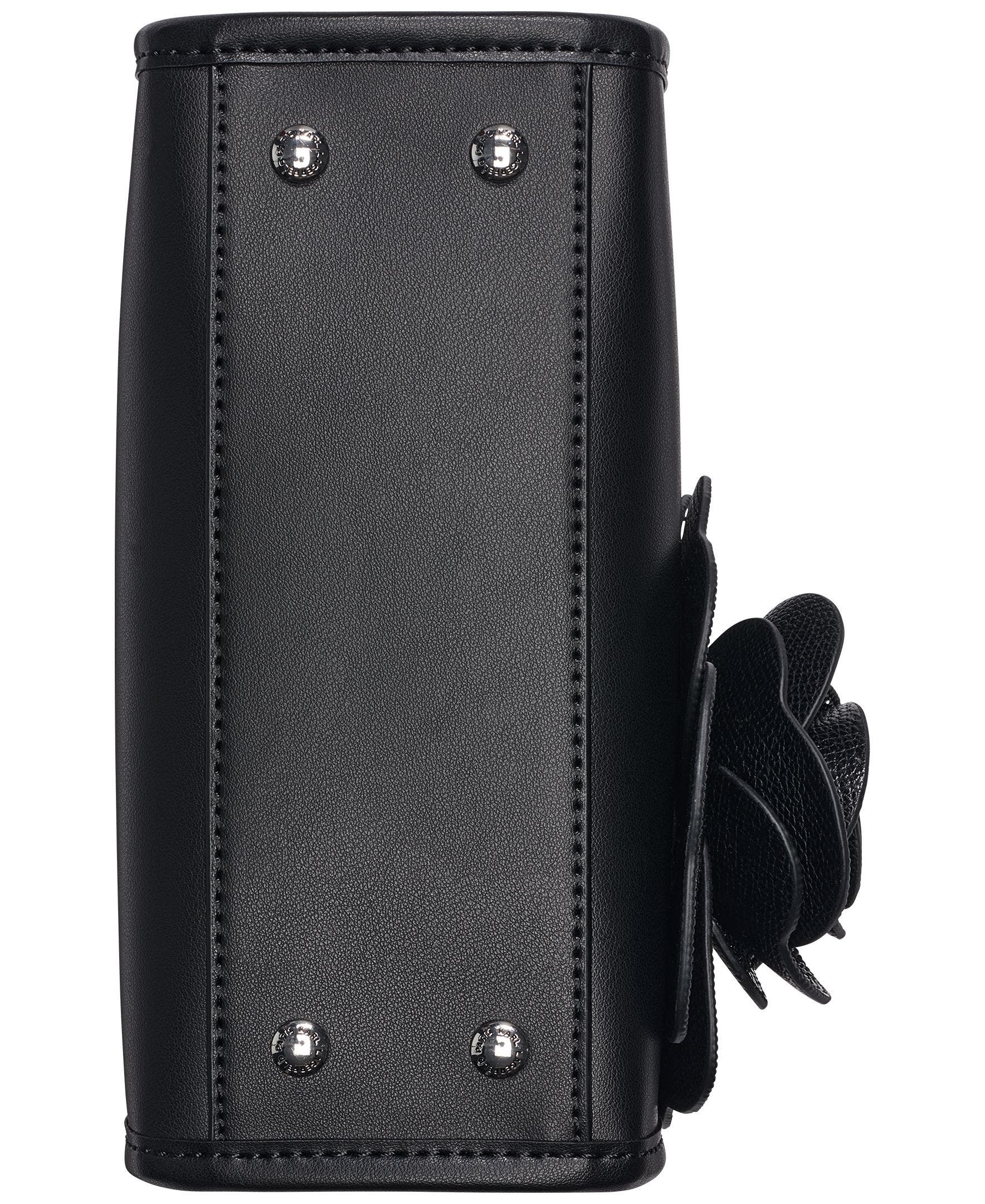 KARL LAGERFELD PARIS Savoie Crossbody, Alternate, color, Black/Silver