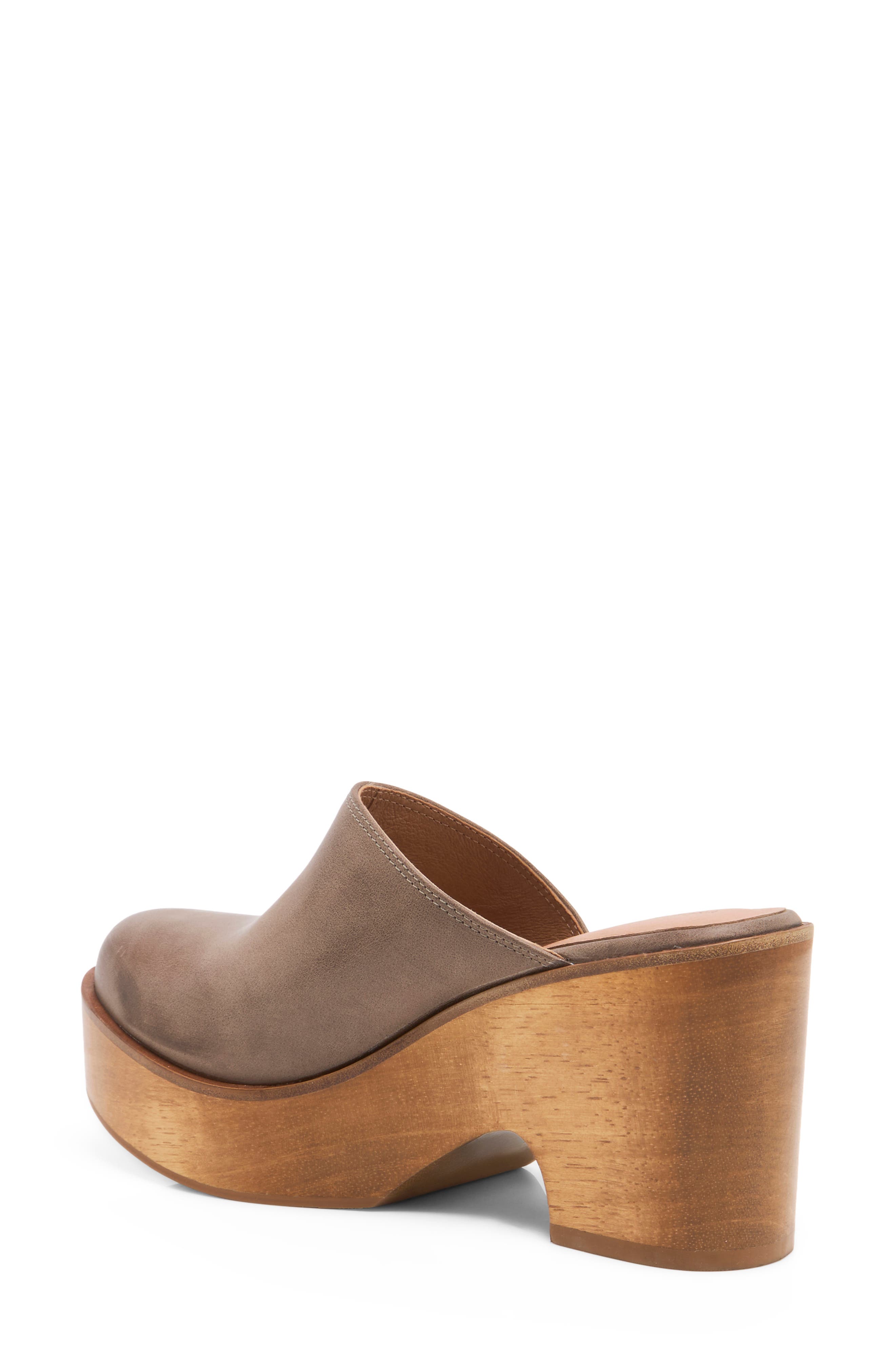 Hudson Platform Clog, Alternate, color, MUSHROOM