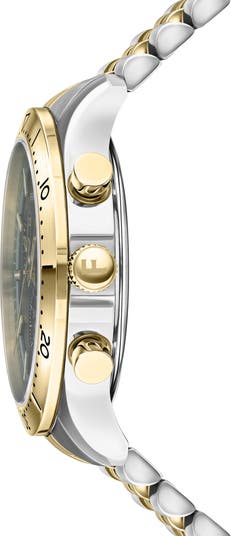 Master Bracelet Strap Chronograph Watch, 43mm