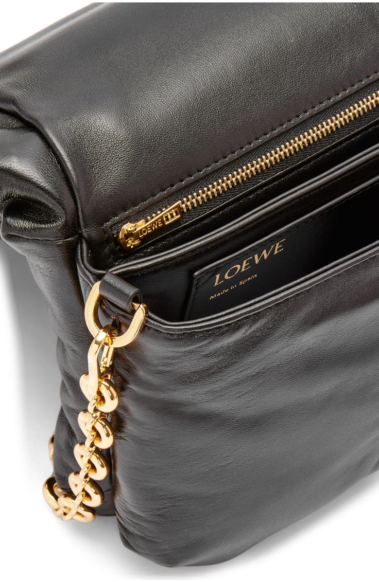 Loewe Goya Lambskin Leather Puffer Bag, Alternate, color,