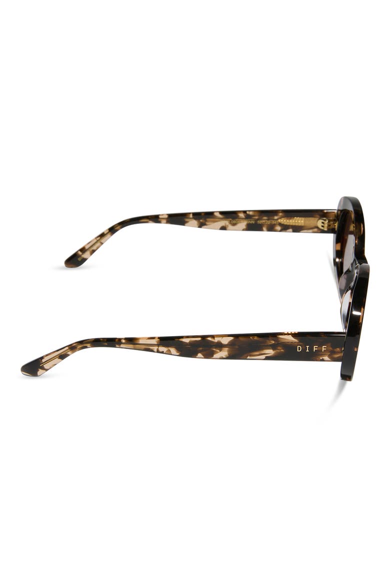 Lainey 52mm Oval Sunglasses, Alternate, color, ESPRESSO TORTOISE / BROWN