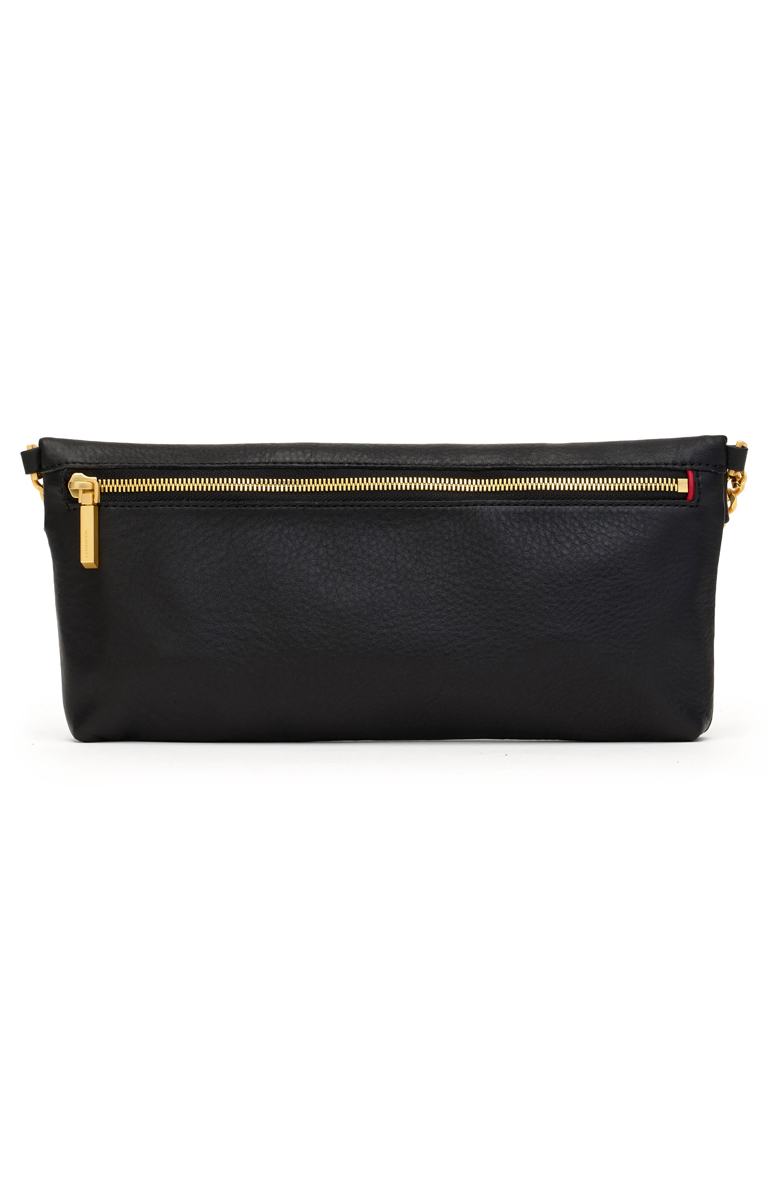 HAMMITT Invitation Clutch, Alternate, color, Black/ Brushed Gold