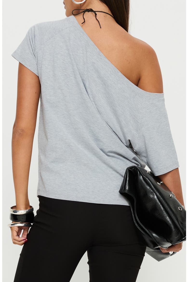 Icon Baby Off the Shoulder Top, Alternate, color, GREY
