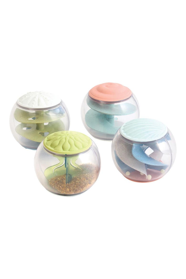 Rattle and Roll Sensory Ball - Set of 4, Main, color, Clear