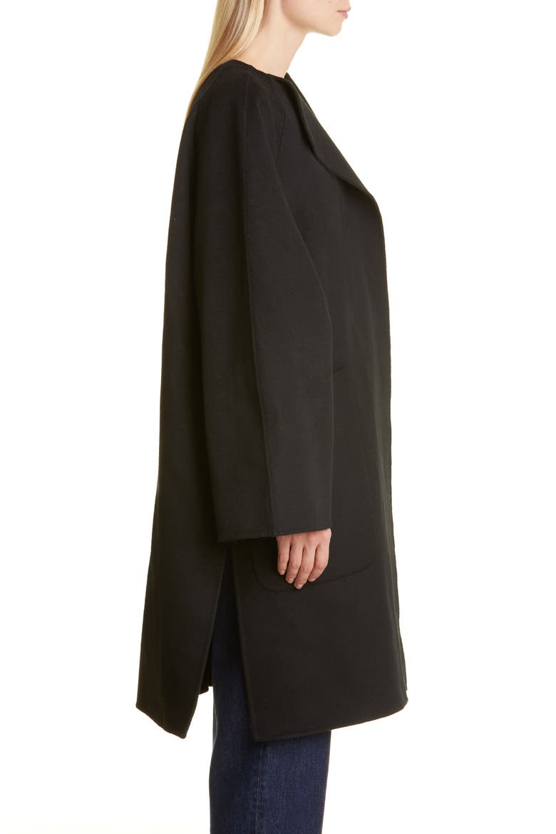 Totême Women's Doublé Wool Cape Coat, Alternate, color, BLACK