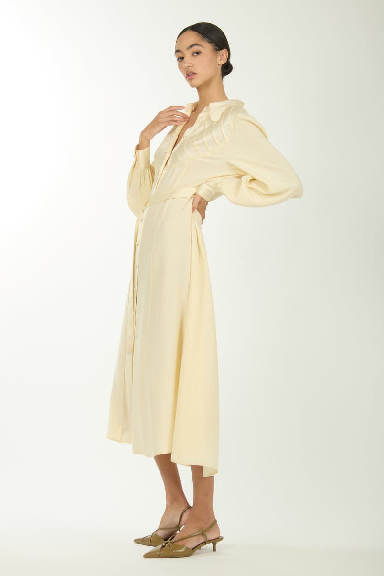 Nila Dress, Alternate, color, Vintage Crème
