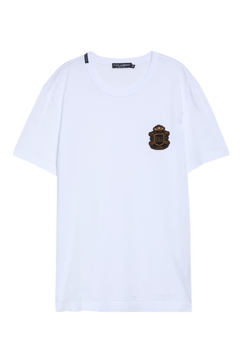 Heraldic Patch T-Shirt, Alternate, color, W0800 OPTICAL WHITE