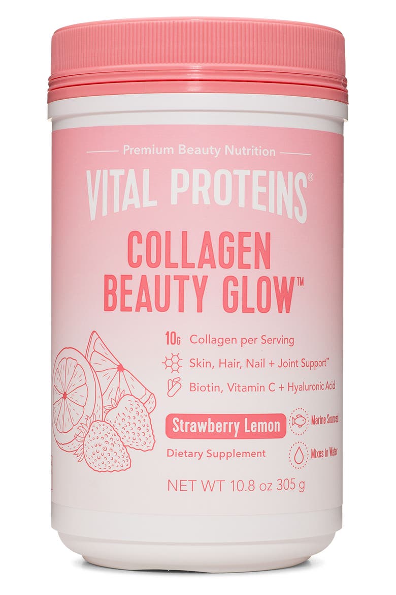 Collagen Beauty Glow Dietary Supplement, Main, color, STRAWBERRY LEMON