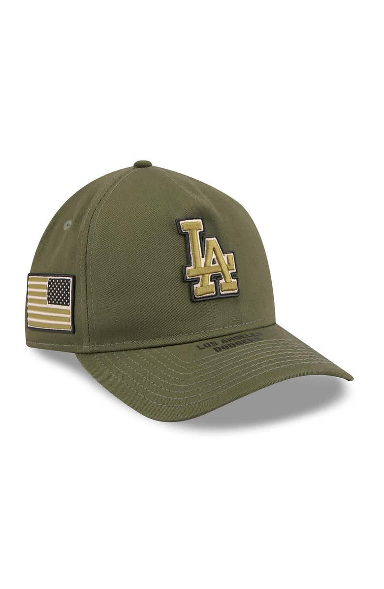 New Era Men's New Era  Olive Los Angeles Dodgers 2026 Armed Forces Day 9TWENTY Adjustable Hat, Main, color, Olive