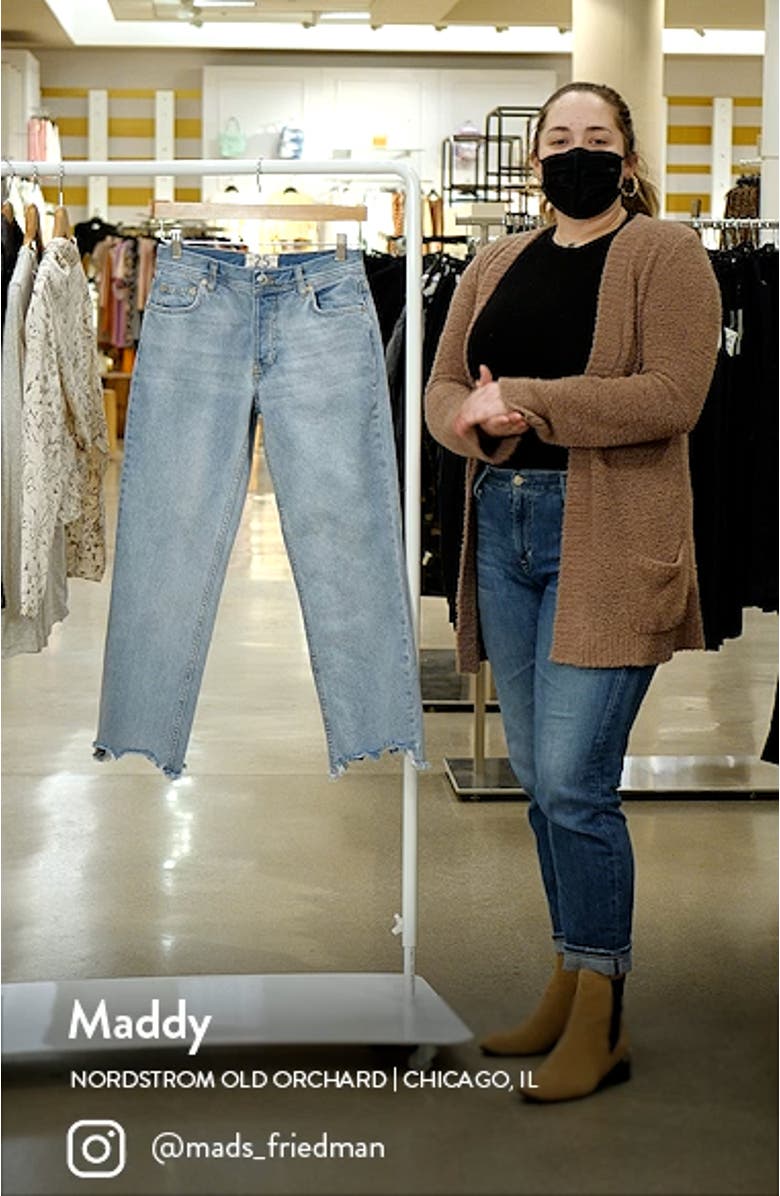 We the Free Maggie Ripped Ankle Straight Leg Jeans, sales video thumbnail