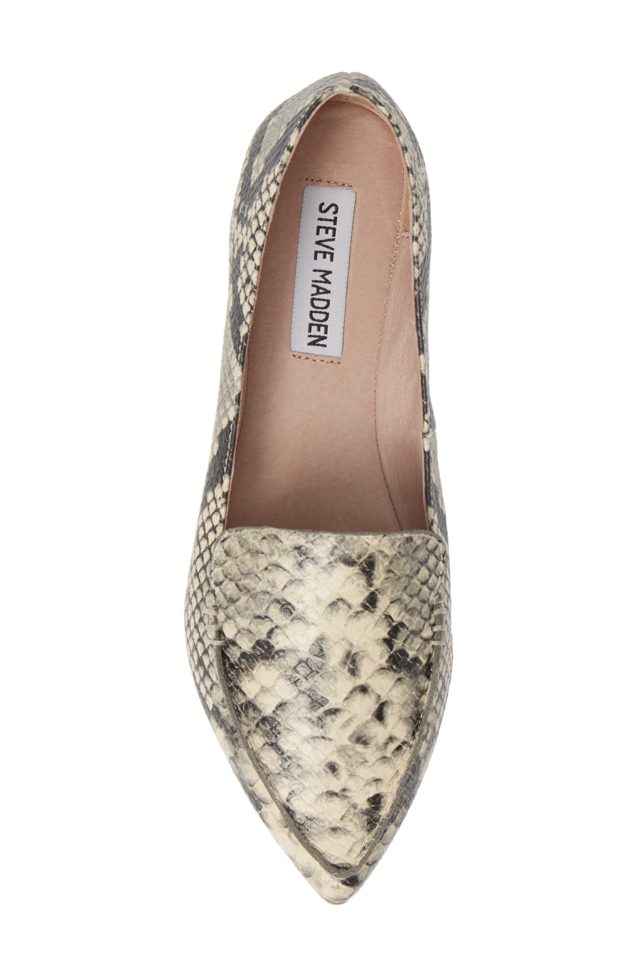Feather Loafer, Alternate, color, SNAKE PRINT LEATHER