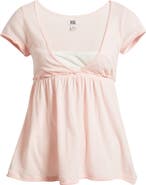 BDG Urban Outfitters Tina Layered Cotton Babydoll Top