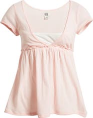 BDG Urban Outfitters Tina Layered Cotton Babydoll Top