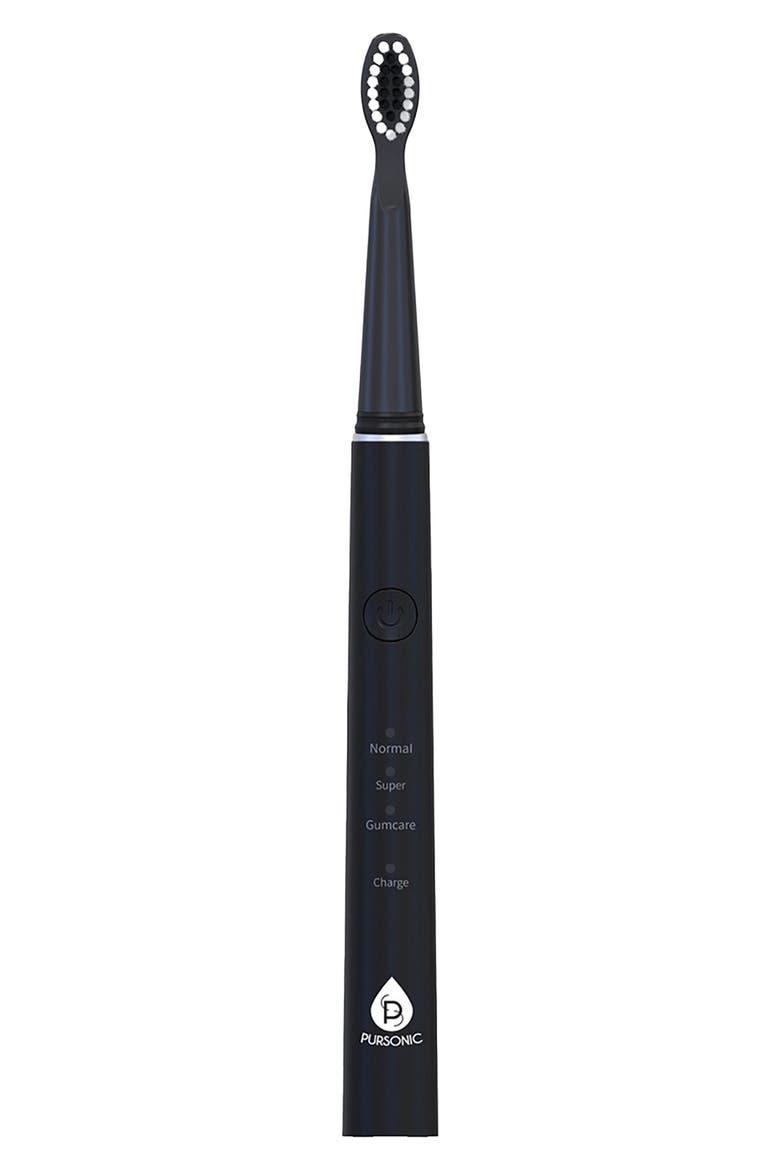 USB Rechargeable Sonic Toothbrush, Alternate, color, BLACK