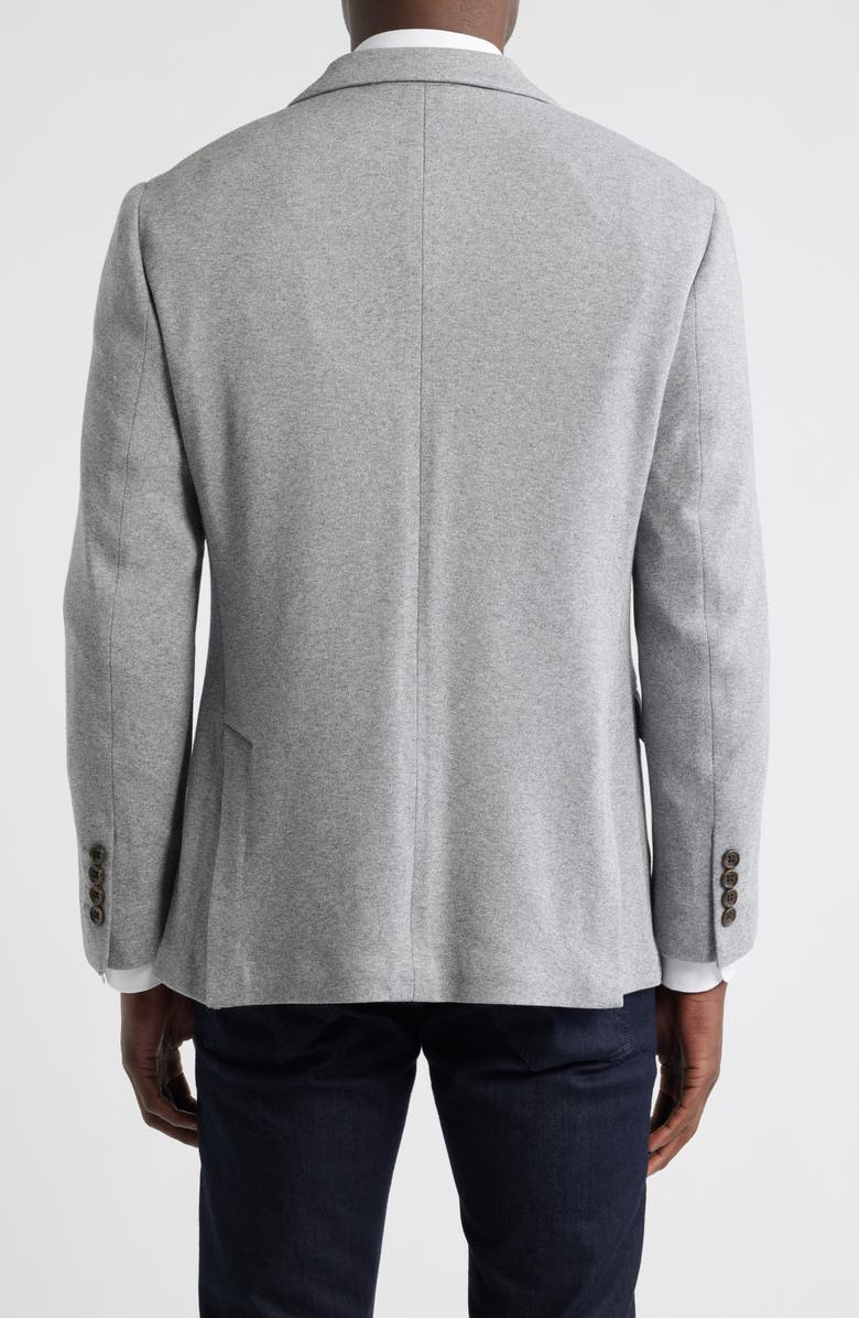 Bonobos Jetsetter Trim Fit Stretch Wool Sport Coat, Alternate, color, Light Grey With Flaps