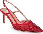 BADGLEY MISCHKA Reem Pointed Toe Slingback Pump