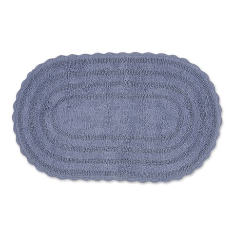 Oval Crochet Bath Mat