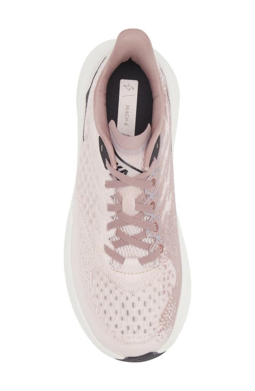 Hoka Mach 6 Running Shoe In Cosmic Pearl/quartzite