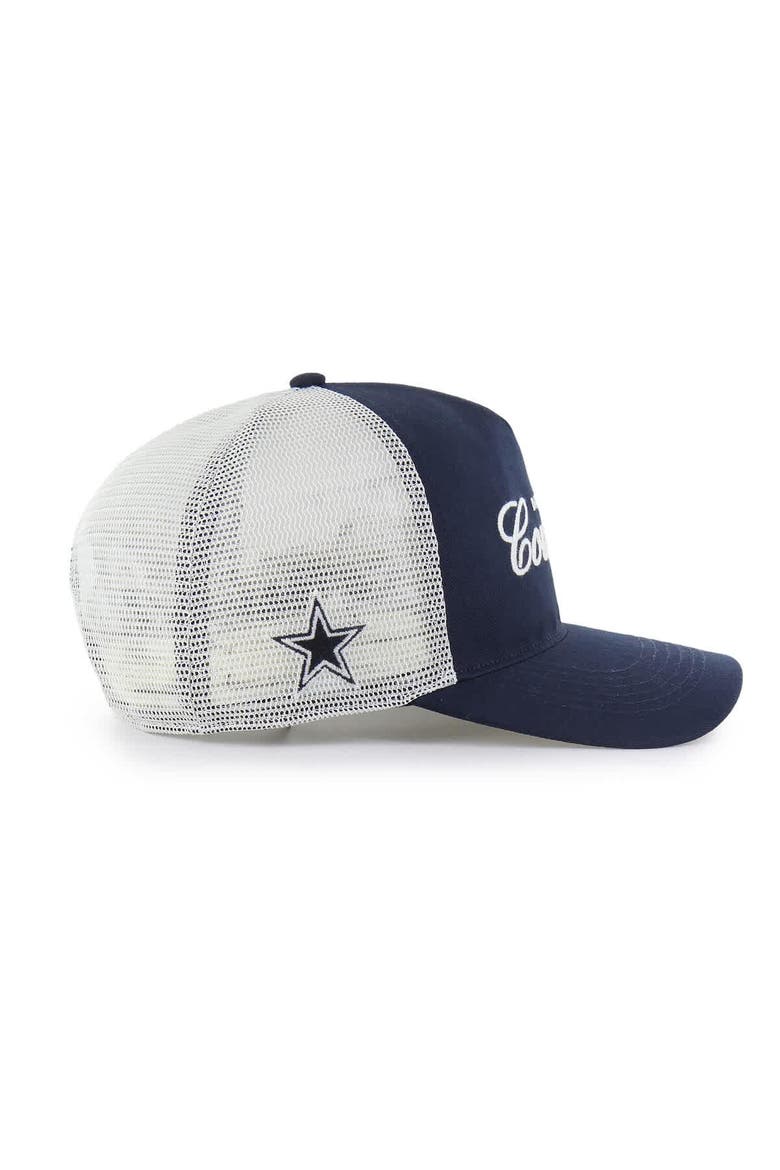 Men's '47  Navy Dallas Cowboys Foundation Trucker Hitch Adjustable Hat, Alternate, color, Navy