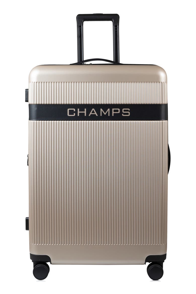 Onyx II Medium Checked Hardside Spinner Luggage, Main, color, SAND
