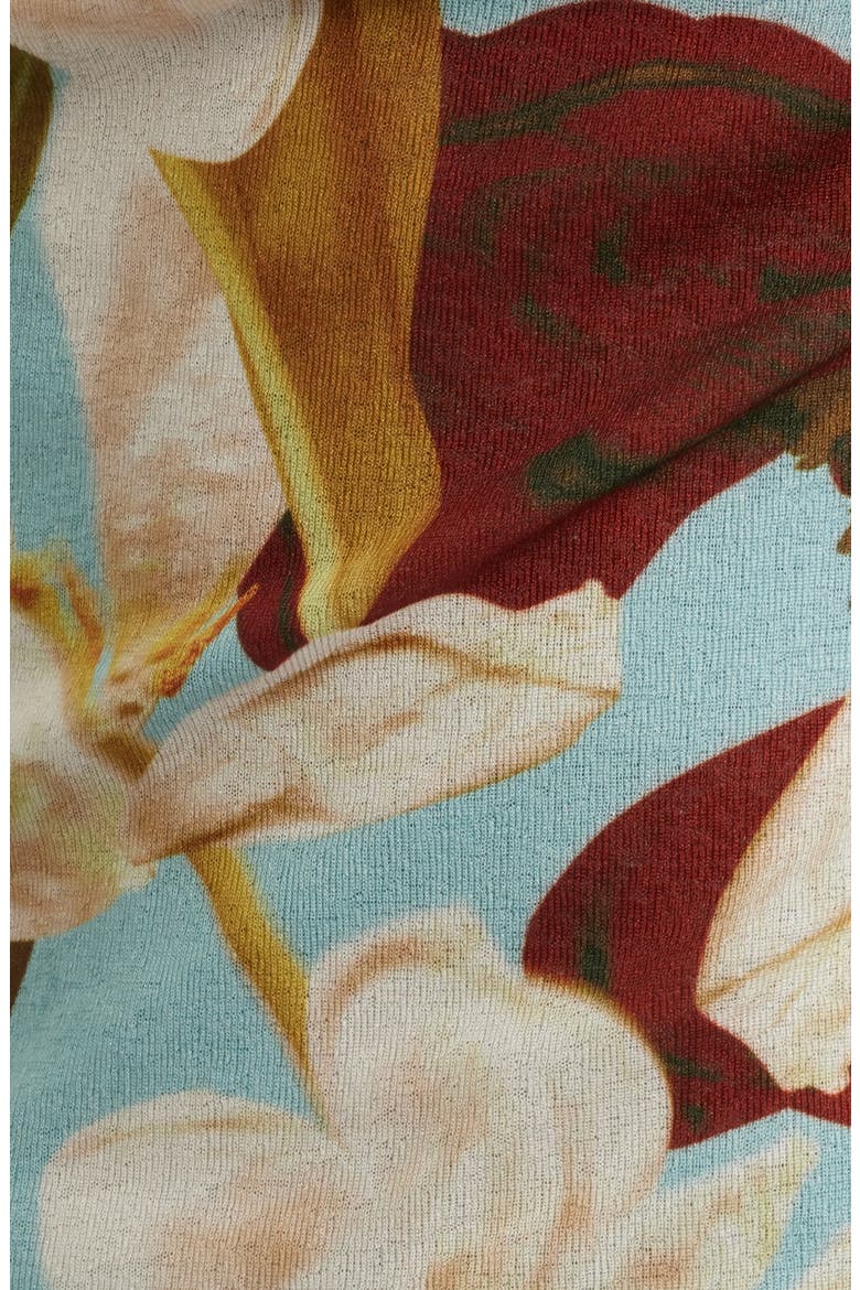 Orelia Floral One-Shoulder Top, Alternate, color, PLUMERIA
