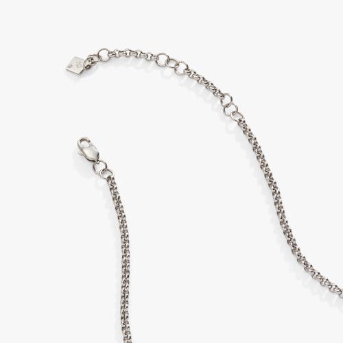 Alex And Ani Crystal Tennis Necklace In Silver