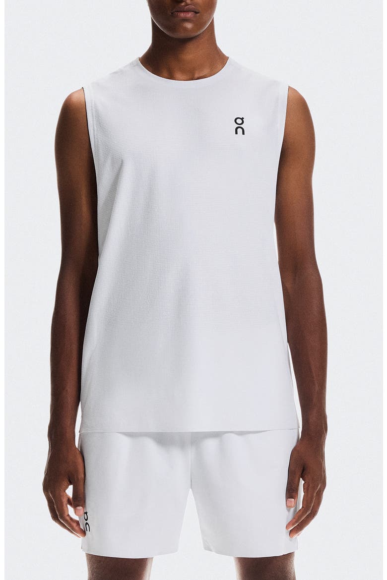 Court Performance Tennis Tank, Main, color, WHITE