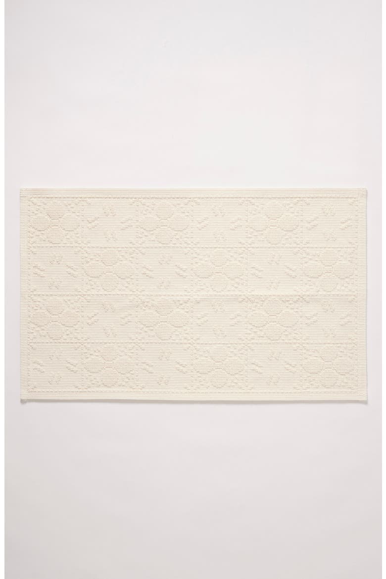 Tile Bath Mat, Main, color, WHITE
