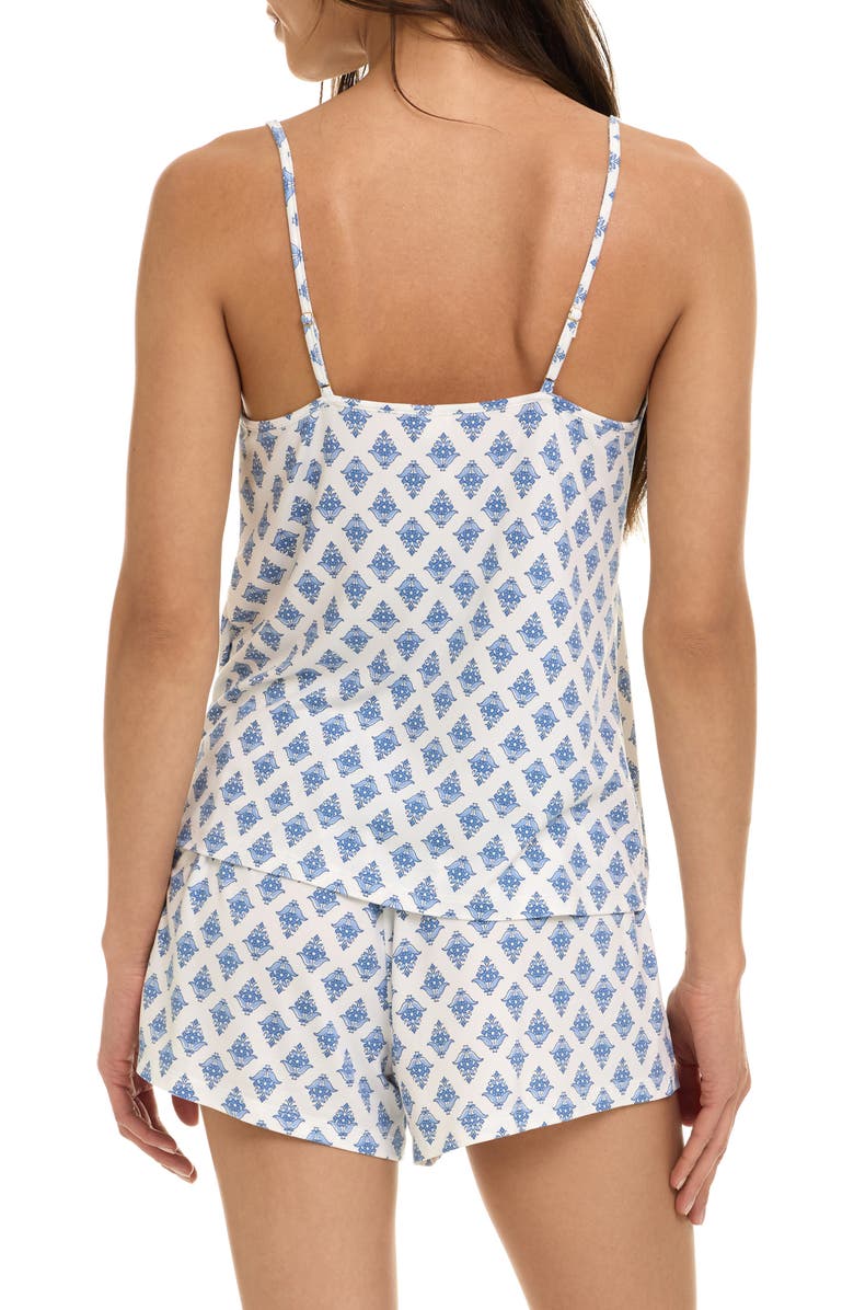 Flora By Flora Nikrooz Stacy 4-Piece Pajamas Set, Alternate, color, Navy